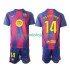 Camisola FC Barcelona Marcus Rashford 14 Criança Equipamento Primeiro 2025-2026 Manga Curta